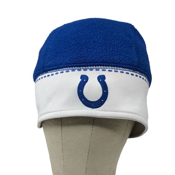 NFL Team Apparel Indianapolis Colts Blue White Stocking Cap Beanie Hat One Size - Picture 1 of 12